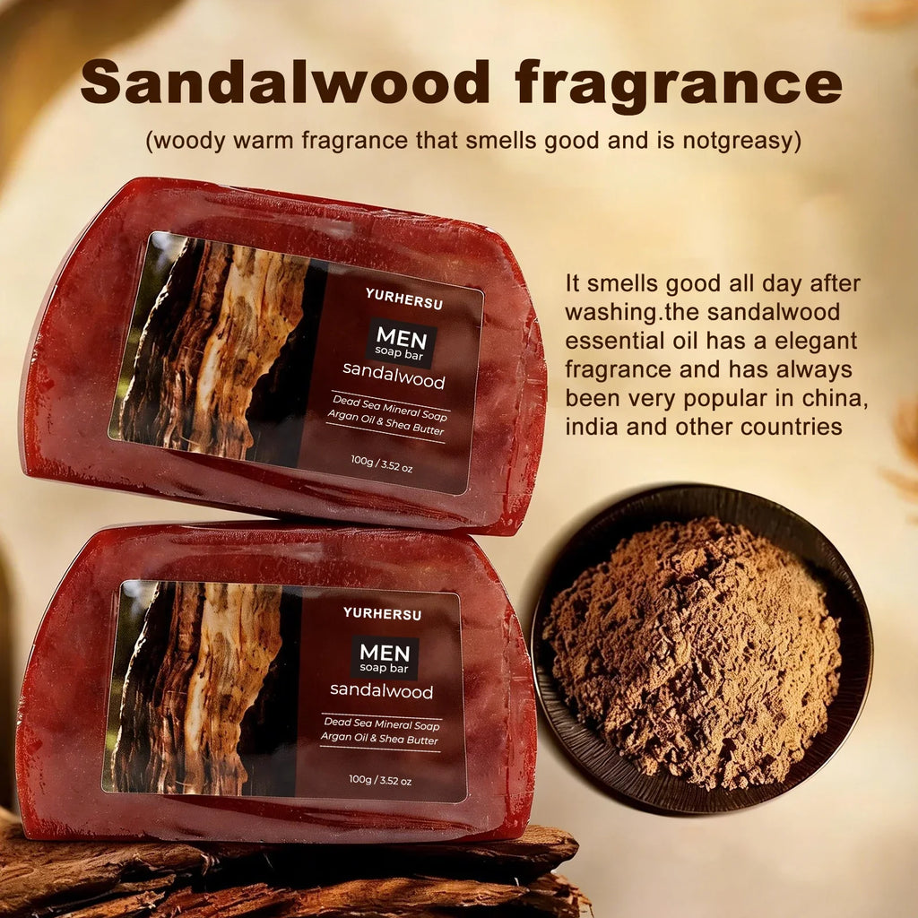Organic Sandalwood Face Wash Soap – Oil Control & Cleansing