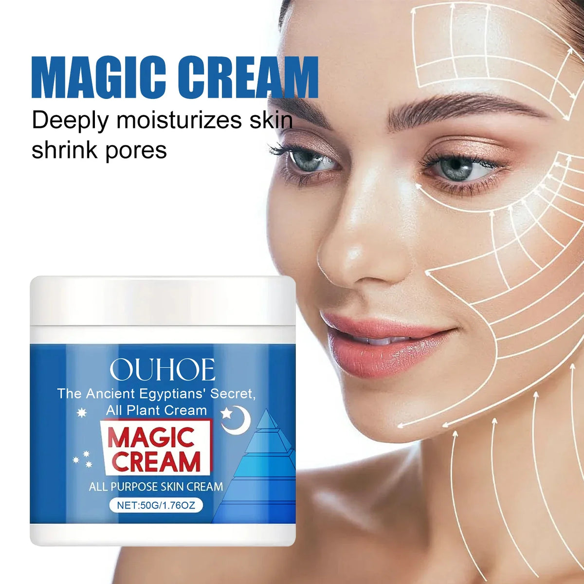 OUHOE Magic Facial Cream – Anti-Aging, Firming & Moisturizer 50g