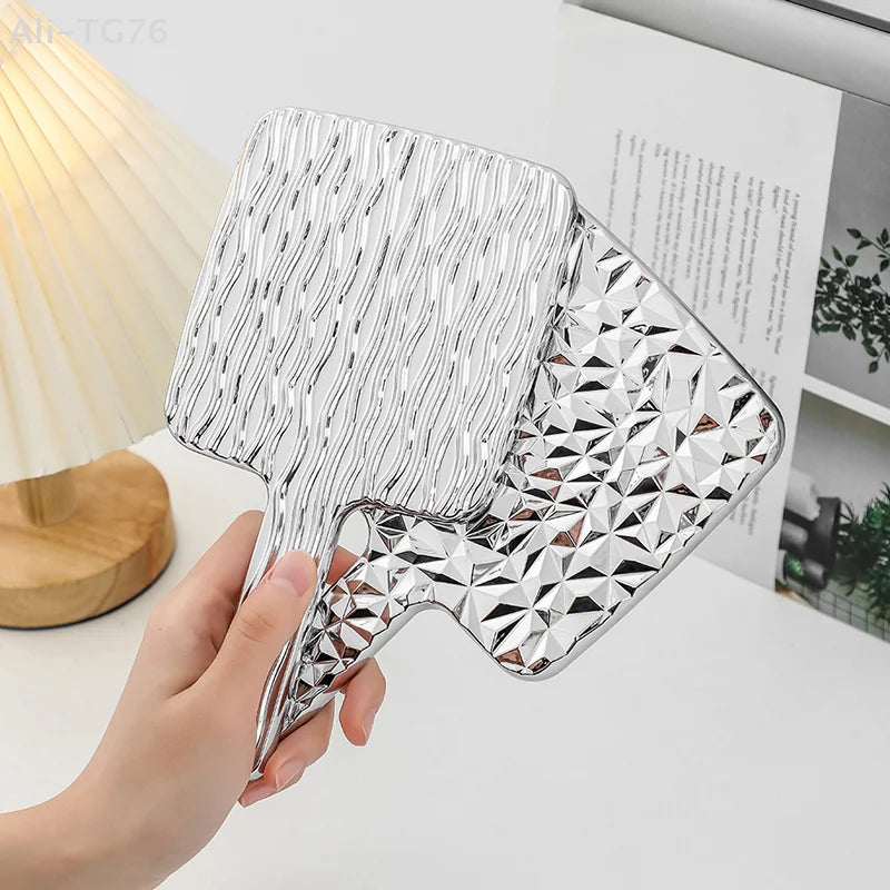 Mini Square Handheld Makeup Mirror | Portable Travel Cosmetic Mirror
