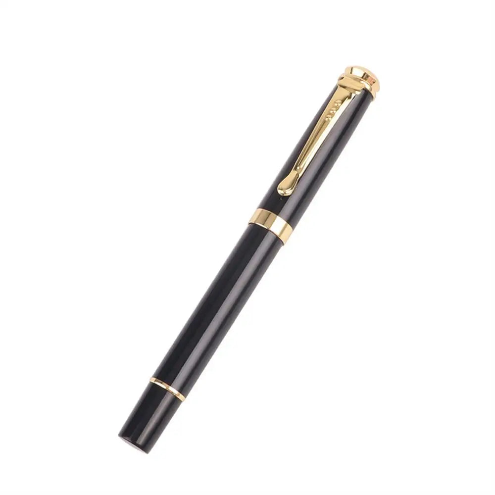 0.38mm Fine Nib Calligraphy Fountain Pen | Gold Trim Gift