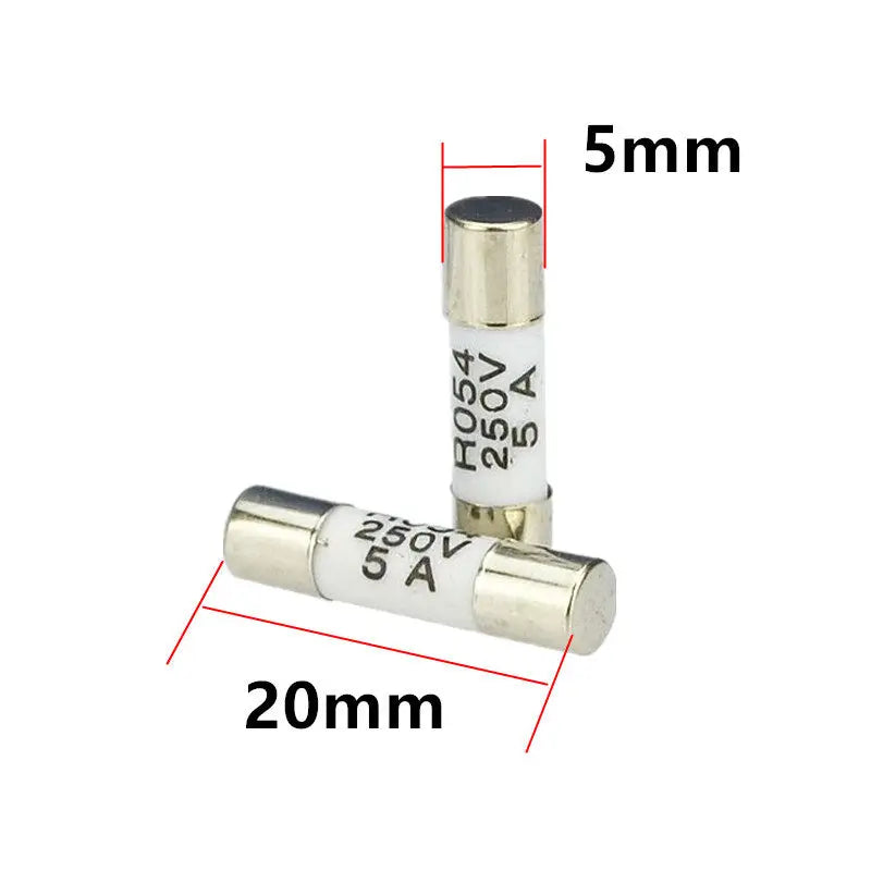 Ceramics Fuses Slow Blow 5x20mm 1A 2A 3A 4A 5A 6A 8A 10A 15A 20A 250V
