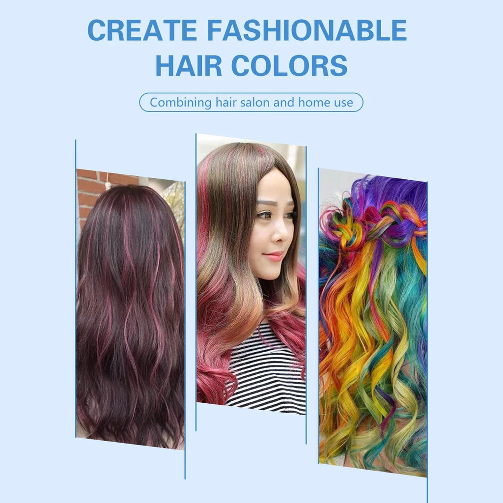 Silicone Hair Highlight Cap with Hook – Reusable Dye Kit