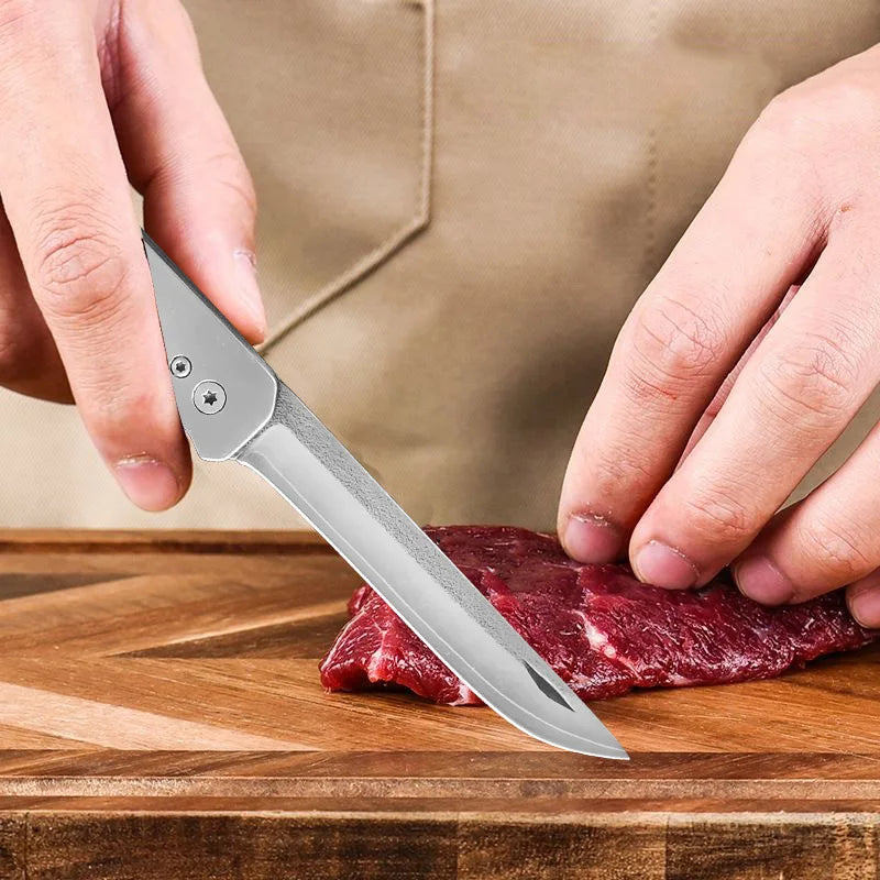 InLeung Folding Paring Knife – Stainless Steel Kitchen Utility