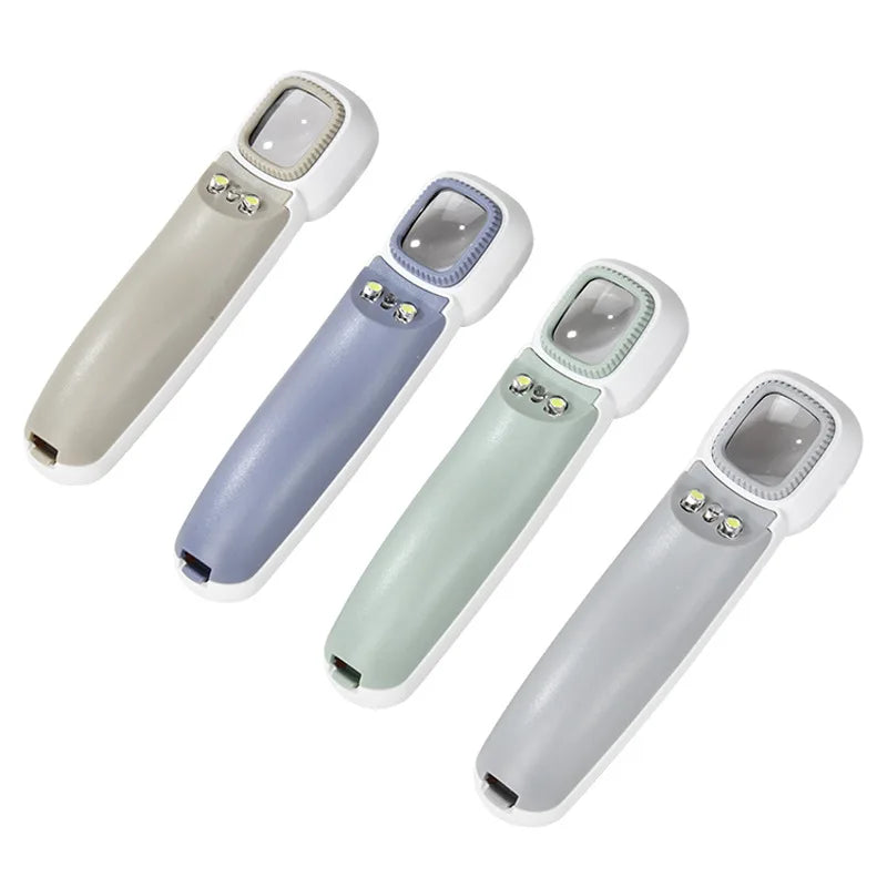 Handheld Magnifier 2 LED & UV Light – Jewelry & Currency Loupe