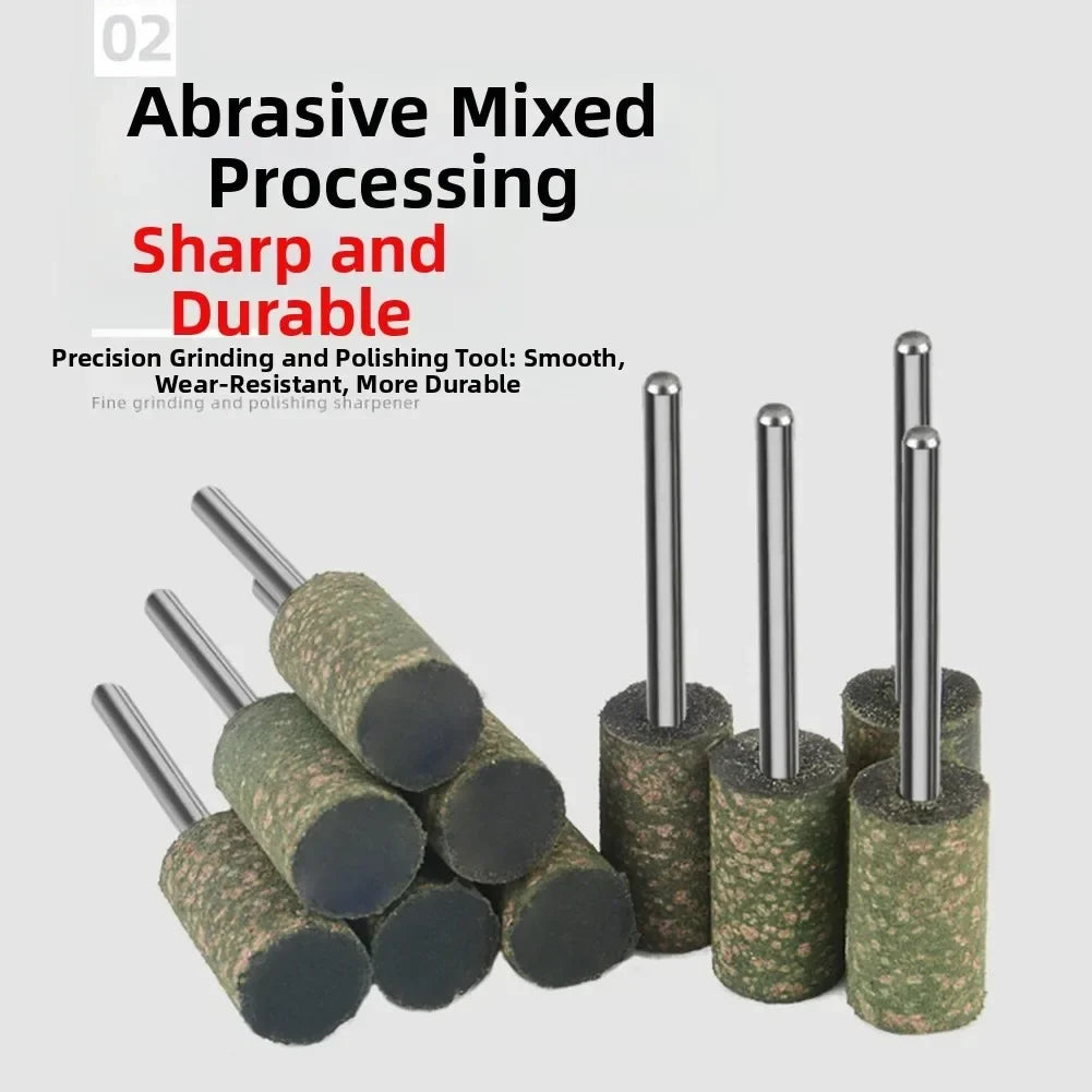 100-Pc Abrasive Grinding & Polishing Bits for Rotary Tools