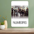Numb3rs TV Show Metal Poster Sign | Retro Aluminum Wall Art
