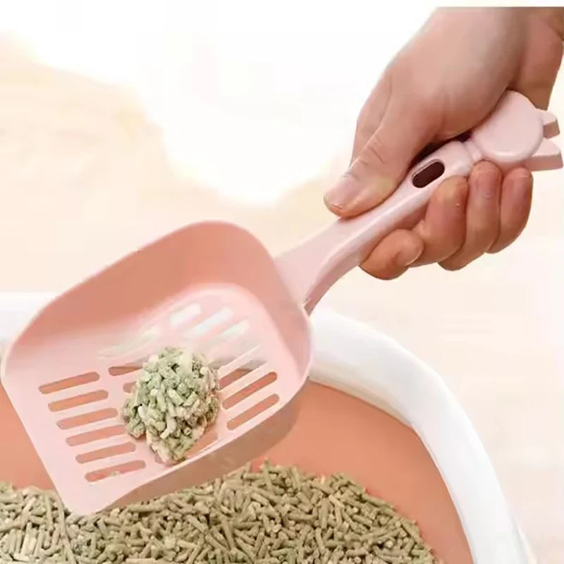 Cat Litter Scoop – Ergonomic Handle Sifting Plastic Shovel