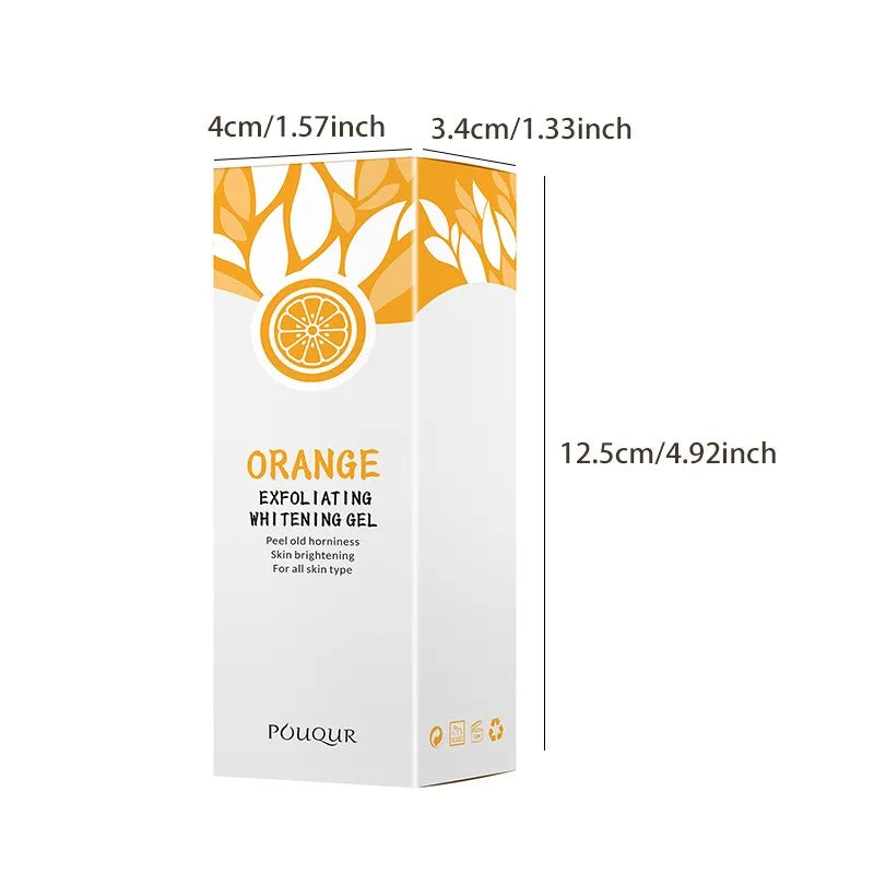 efero Orange Exfoliating Gel – Face & Body Scrub Dead Skin