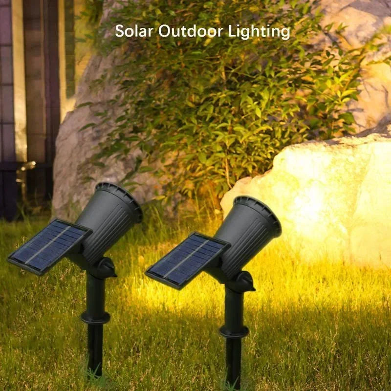 9 LED Solar Spotlight Outdoor IP65 Waterproof Garden Lawn Lamp