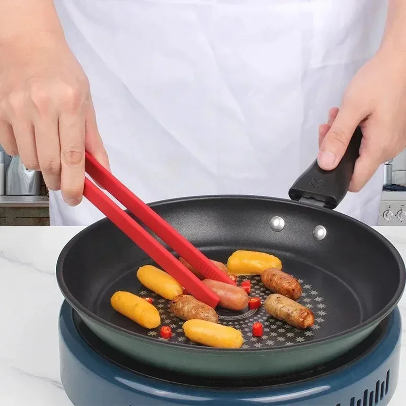 Silicone Food Tongs | Non-Slip BBQ & Kitchen Serving Tongs
