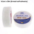 2 Roll 30M Glass Fiber Self-adhesive Mesh Tape Wall Crack Repair