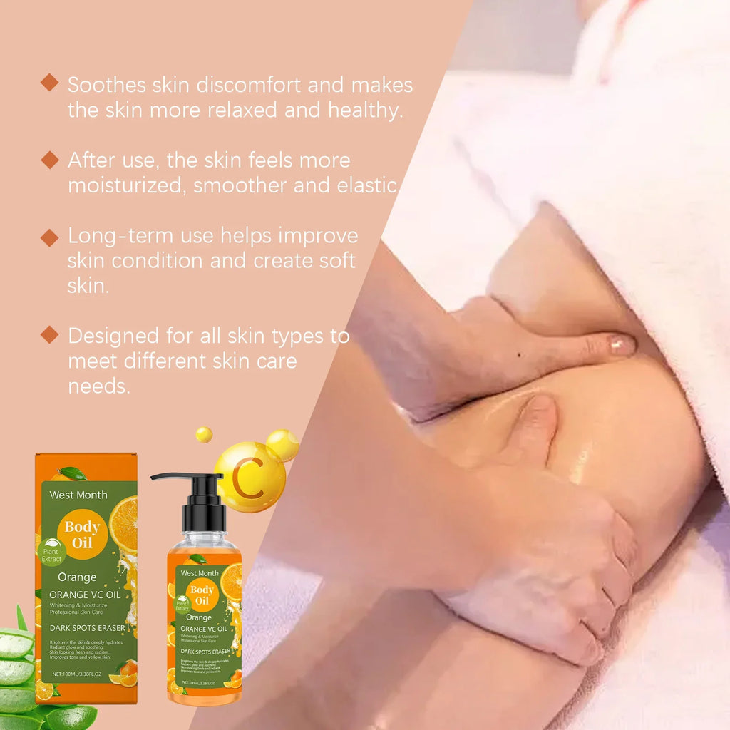 Vitamin C Brightening Body Oil – Hydration & Even Skin Tone