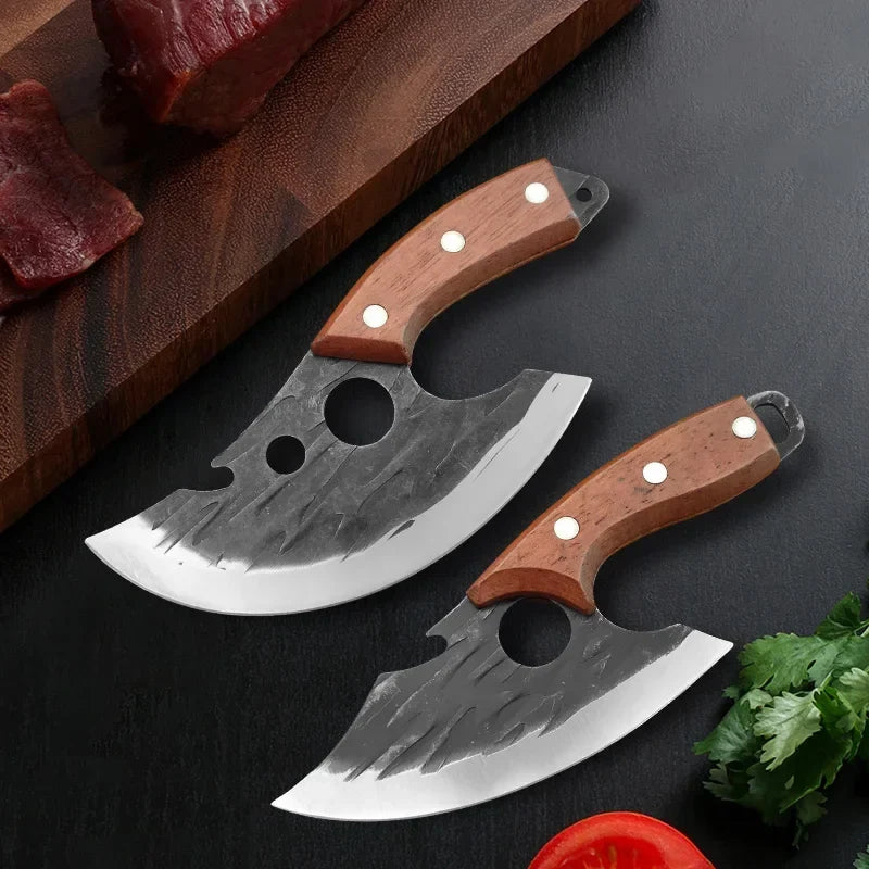 InLeung Hand-Forged Boning Knife – Meat Cleaver Chef Knife