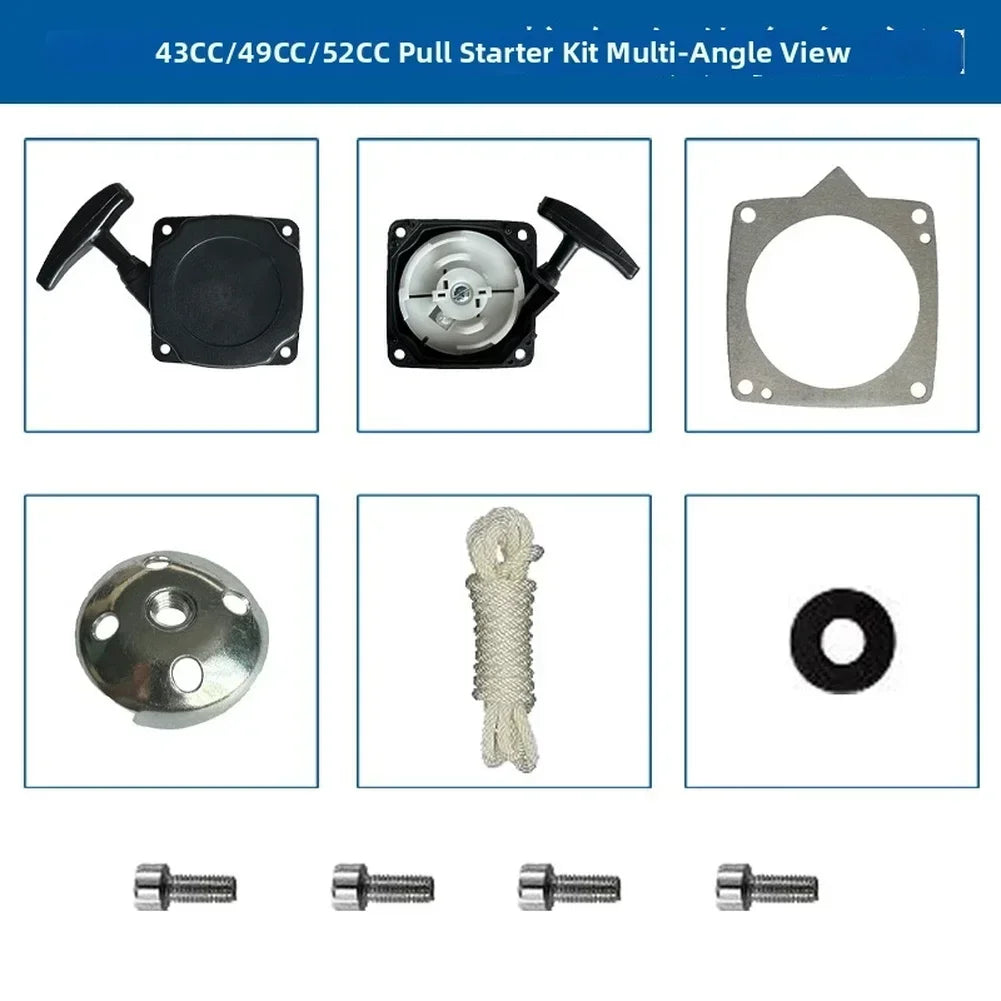 Recoil Starter Pull Rope – 43CC 49CC 52CC Mower & Auger