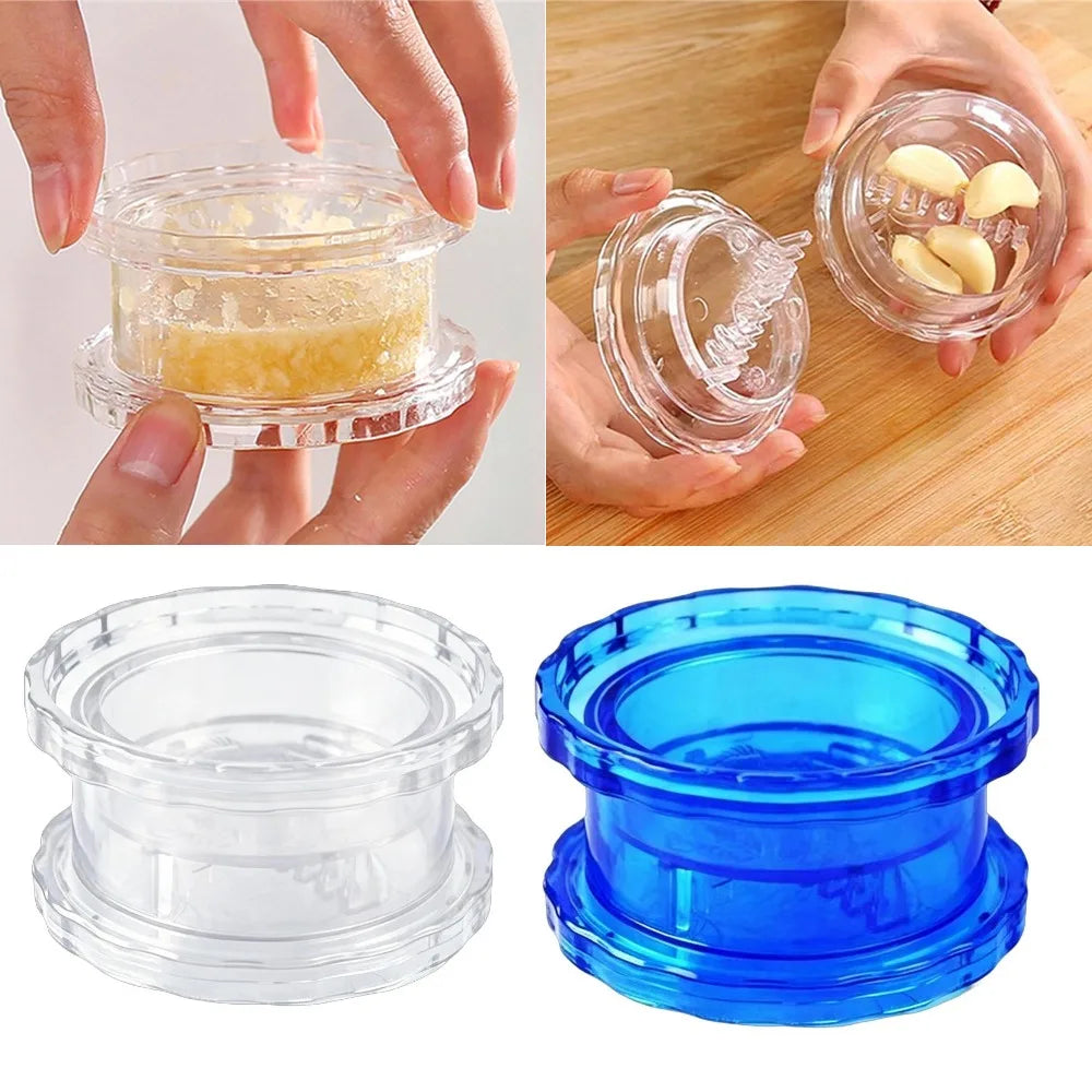 Manual Twist Garlic Press Mincer | Plastic Garlic Crusher