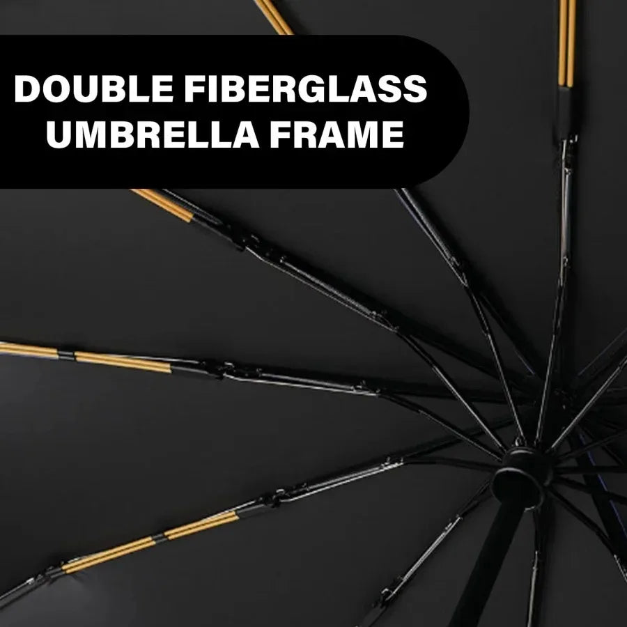 Auto Open Close Compact Travel Umbrella – UV & Rain Protection