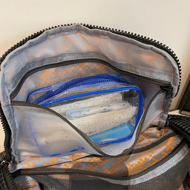 Waterproof Nylon Duffel Bag | Gym & Travel Bag Dry/Wet Separation