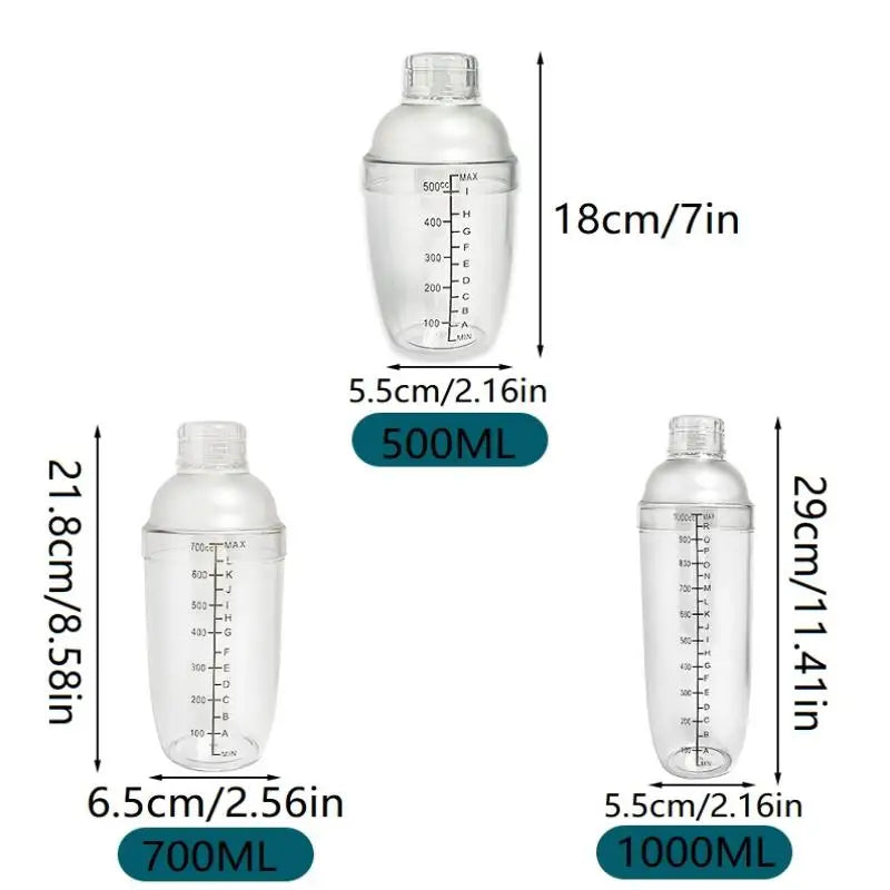 Cocktail Shaker & Jigger Set 3/5/7 Pcs – Home Bar Kit