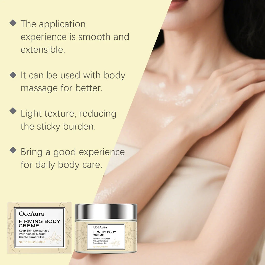 OceAura Vanilla Firming Body Lotion – Hydrate & Tighten Skin