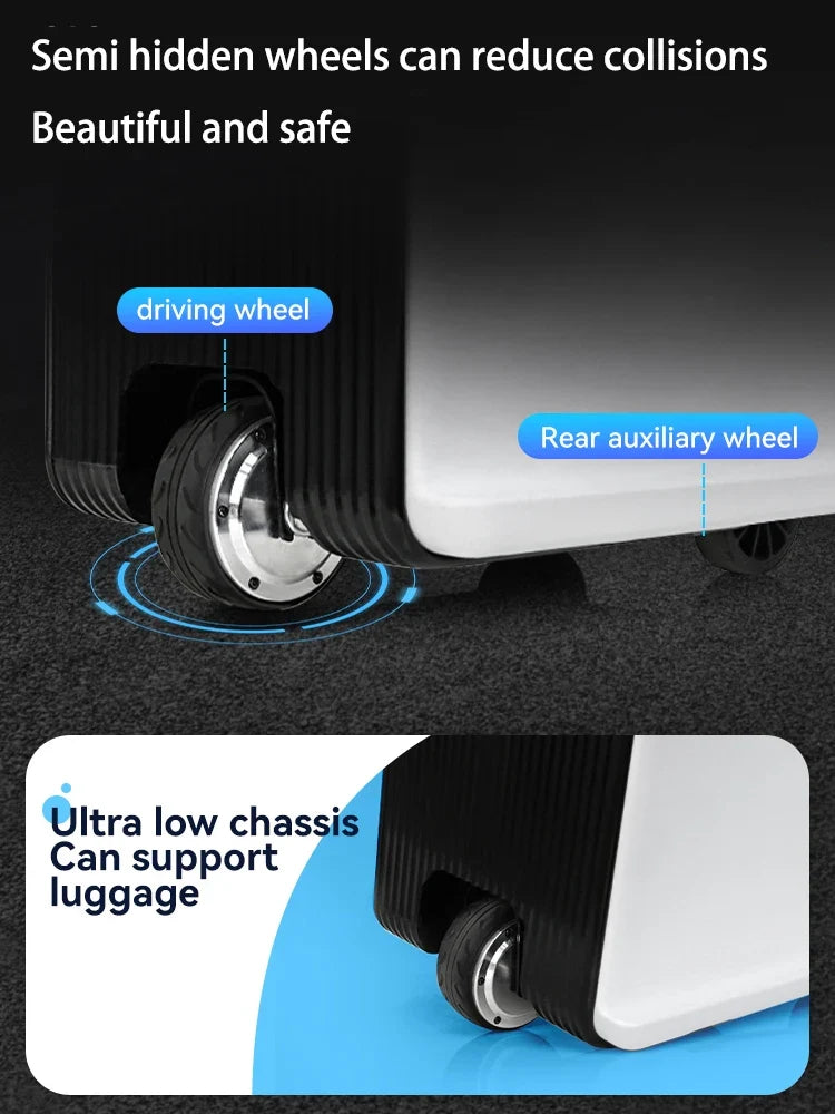 20" Electric Rideable Carry-On Suitcase | TSA Lock & PC Shell