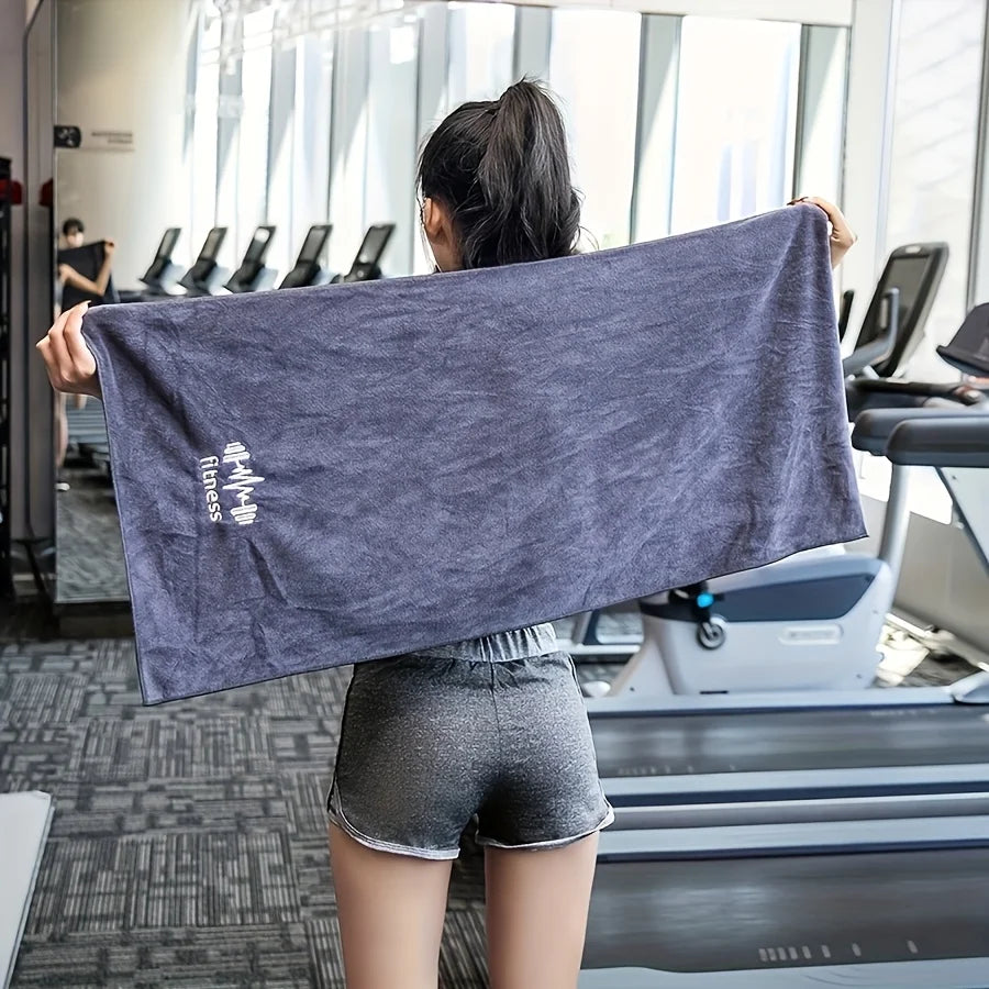 Sports Towel 40 15 7 Modern Soft Polyester Fitness Pocket Absorbent