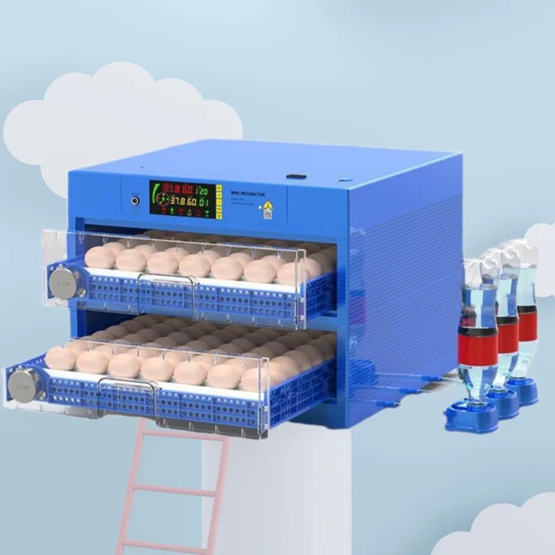 132-Egg Automatic Incubator – Chicken, Duck, Quail & Goose