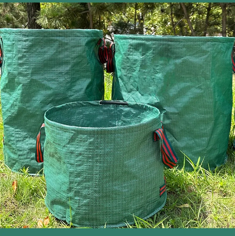 Outdoor Garden Leaf Branch Collection Bag Thickened Litter Waste