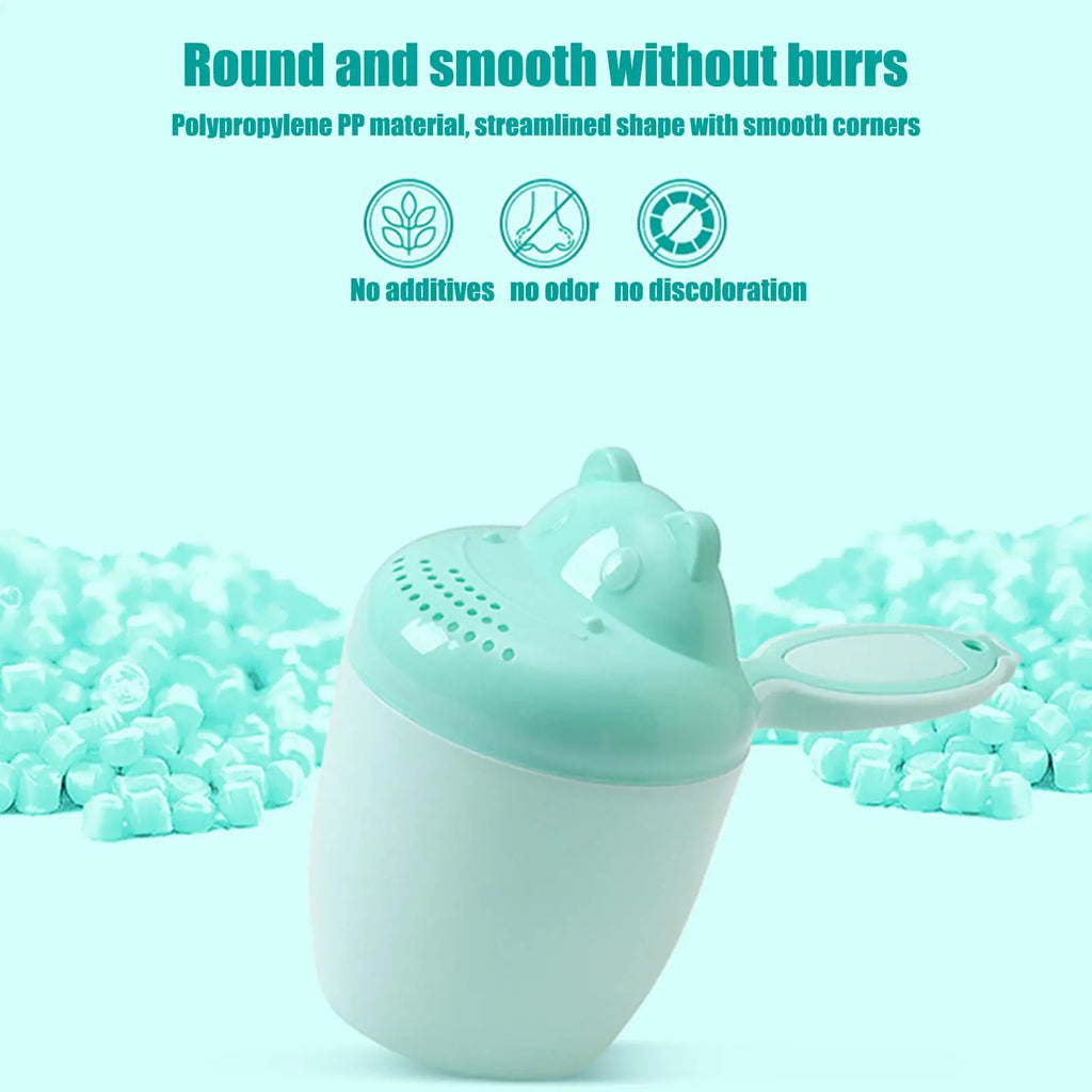 Cartoon Baby Bath Rinse Cup – Safe Kids Hair Washing Ladle