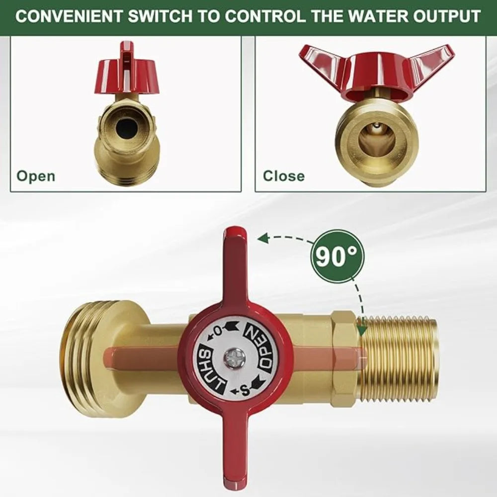 IBC Tank S60X6 Cap Adapter – 60mm to 1/2", 3/4" or 1" Fitting