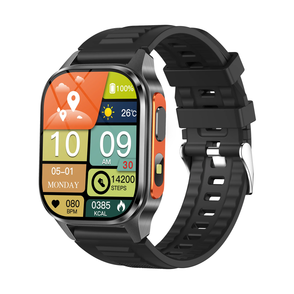 Yoateo GPS Smartwatch | Bluetooth Call, 100+ Sports, Women