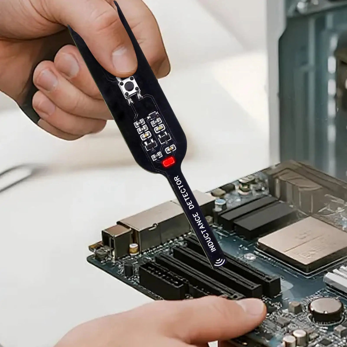 Handheld Inductance Tester – Portable Circuit Board Coil Detector
