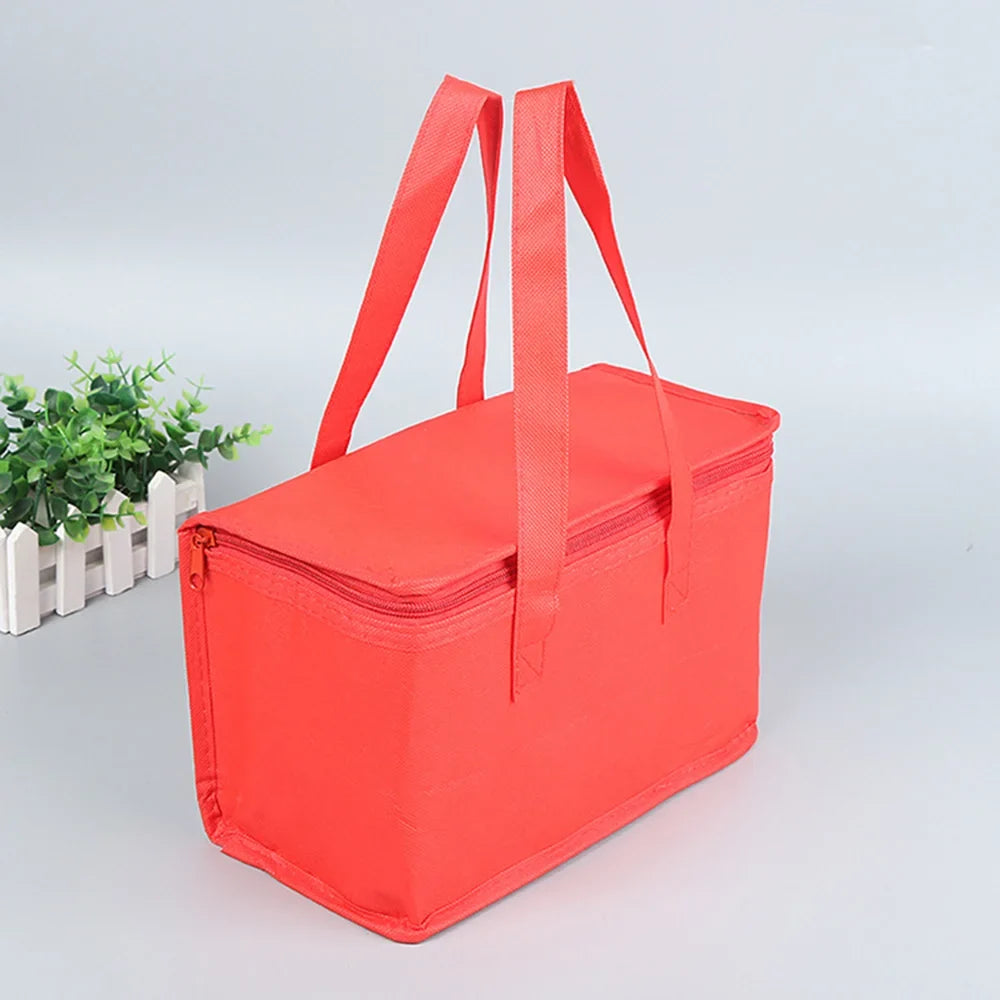 Portable Lunch Cooler Bag Folding Insulation Picnic Ice Food Thermal