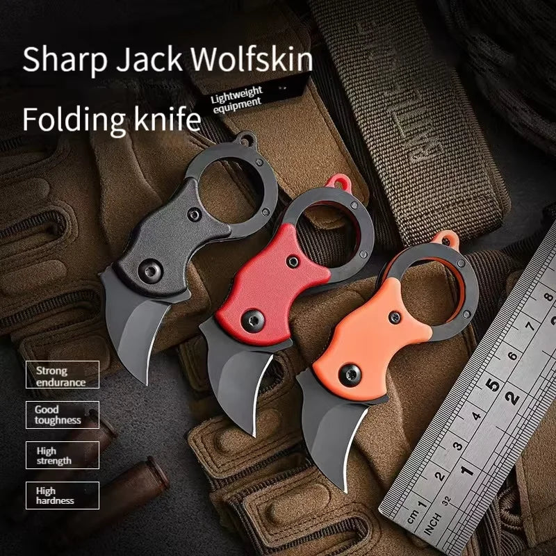 Mini Fox Folding Pocket Knife – EDC Keychain Blade