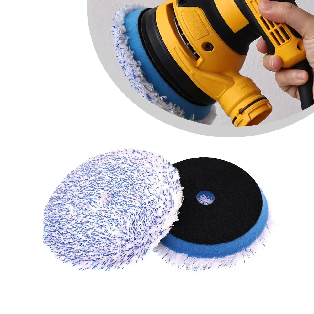 5-Inch Microfiber Car Polishing & Buffing Pad | Waxing Tool