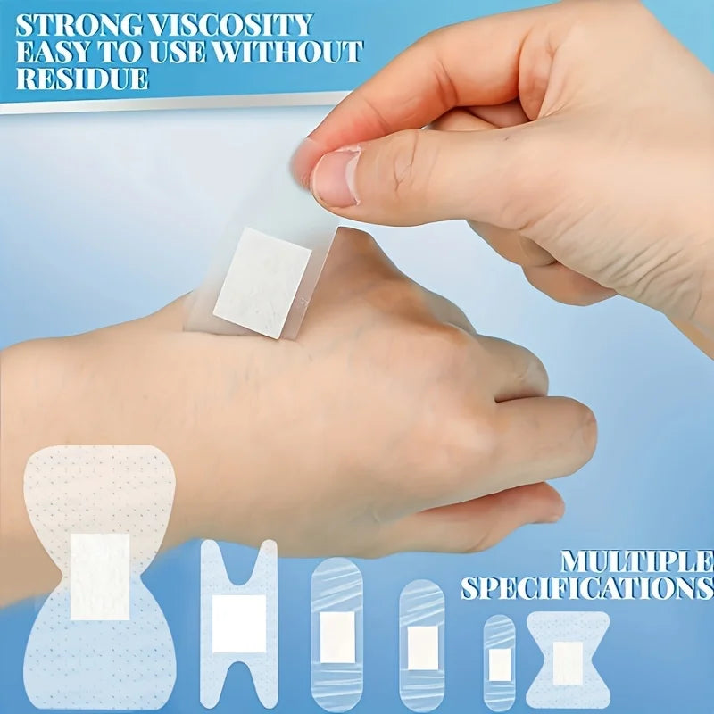150-Piece Waterproof Adhesive Bandages – Multi-Size Variety Pack