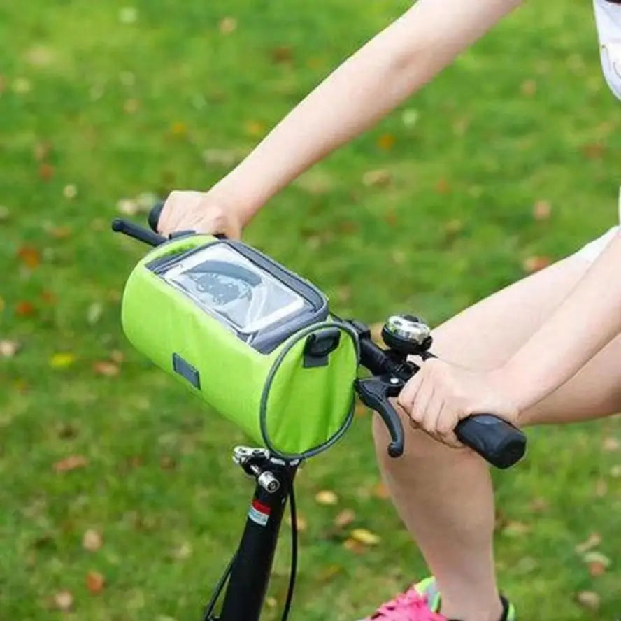 Waterproof Bicycle Handlebar Frame Bag – Front Pack with Window