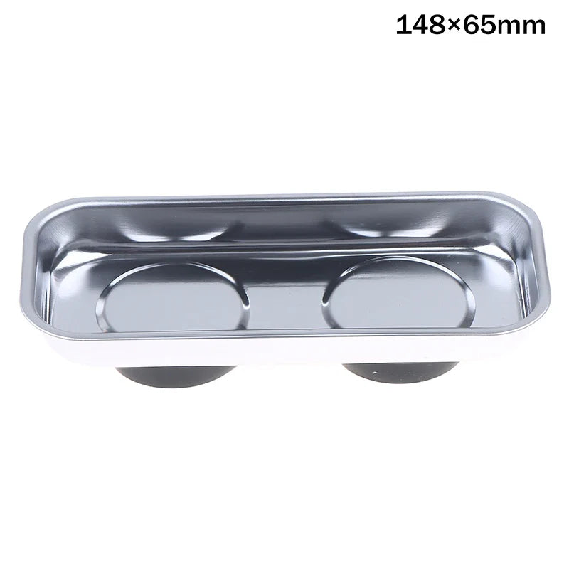 3 4 Magnetic Tool Bowl Stainless Steel Tray Circular Parts Screws