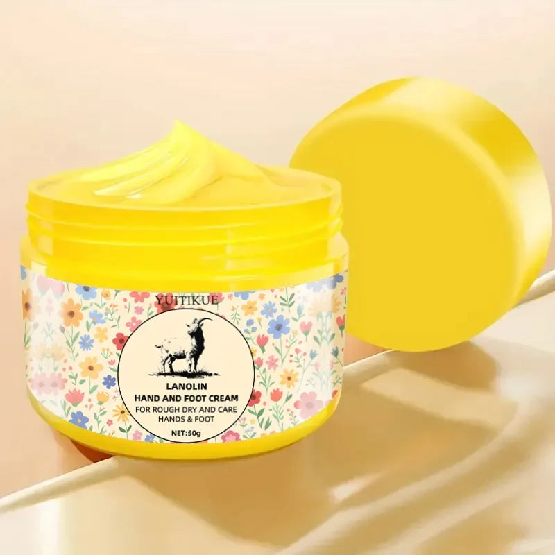 YUITIKUE Lanolin Hand & Foot Cream 50g | 3-in-1 Moisturizer