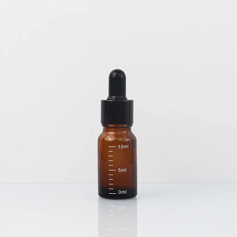 Dropper Bottles Scale Reagent Eye Drop Amber Glass Aromatherapy