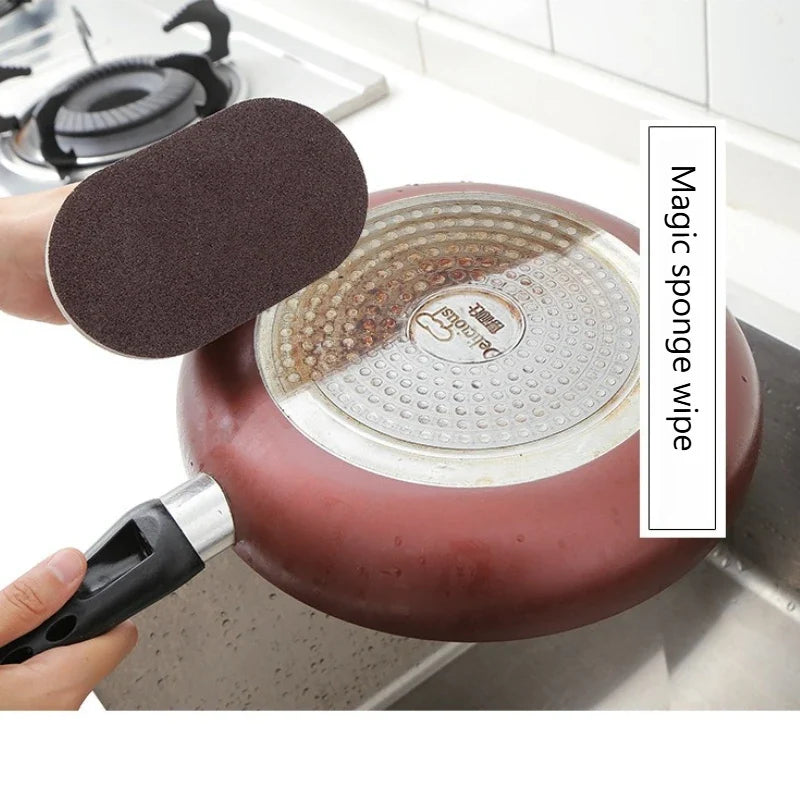 Emery Sponge Scrubber with Handle – Rust & Grease Remover