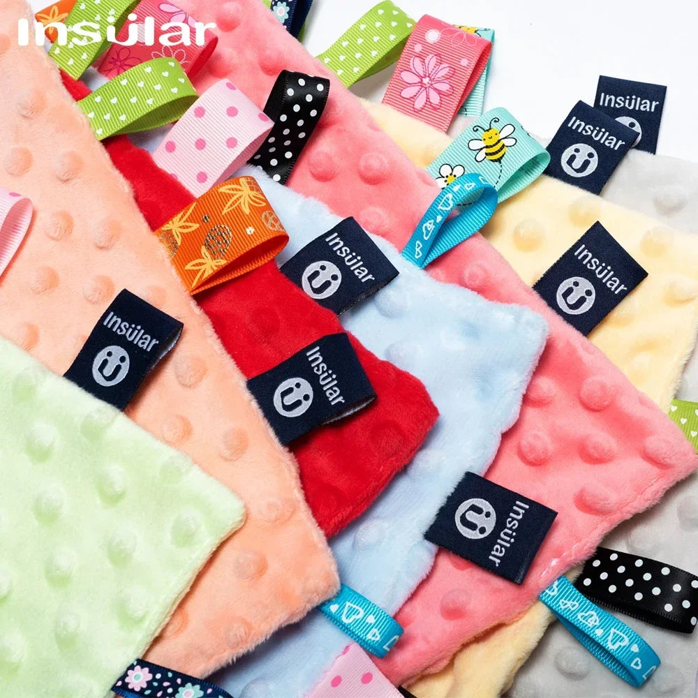 Insular Baby Taggies Comforting Blanket | Soft Plush Soothe Toy