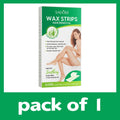Aloe Vera Hair Removal Wax Strips 20-Pack – Face, Body & Legs