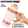 32oz Insulated Stainless Steel Water Bottle with Straw & Handle