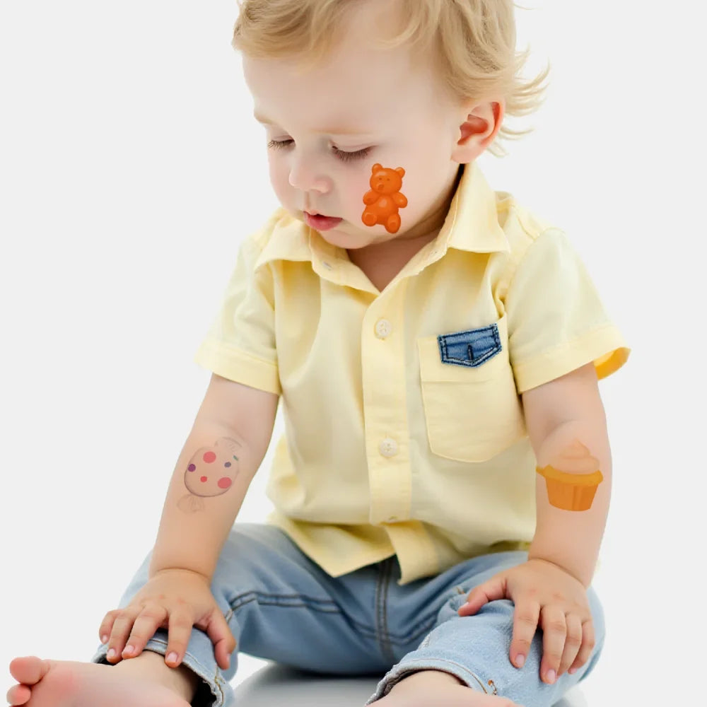 54-Piece Waterproof Temporary Tattoo Stickers – Fun Body Art