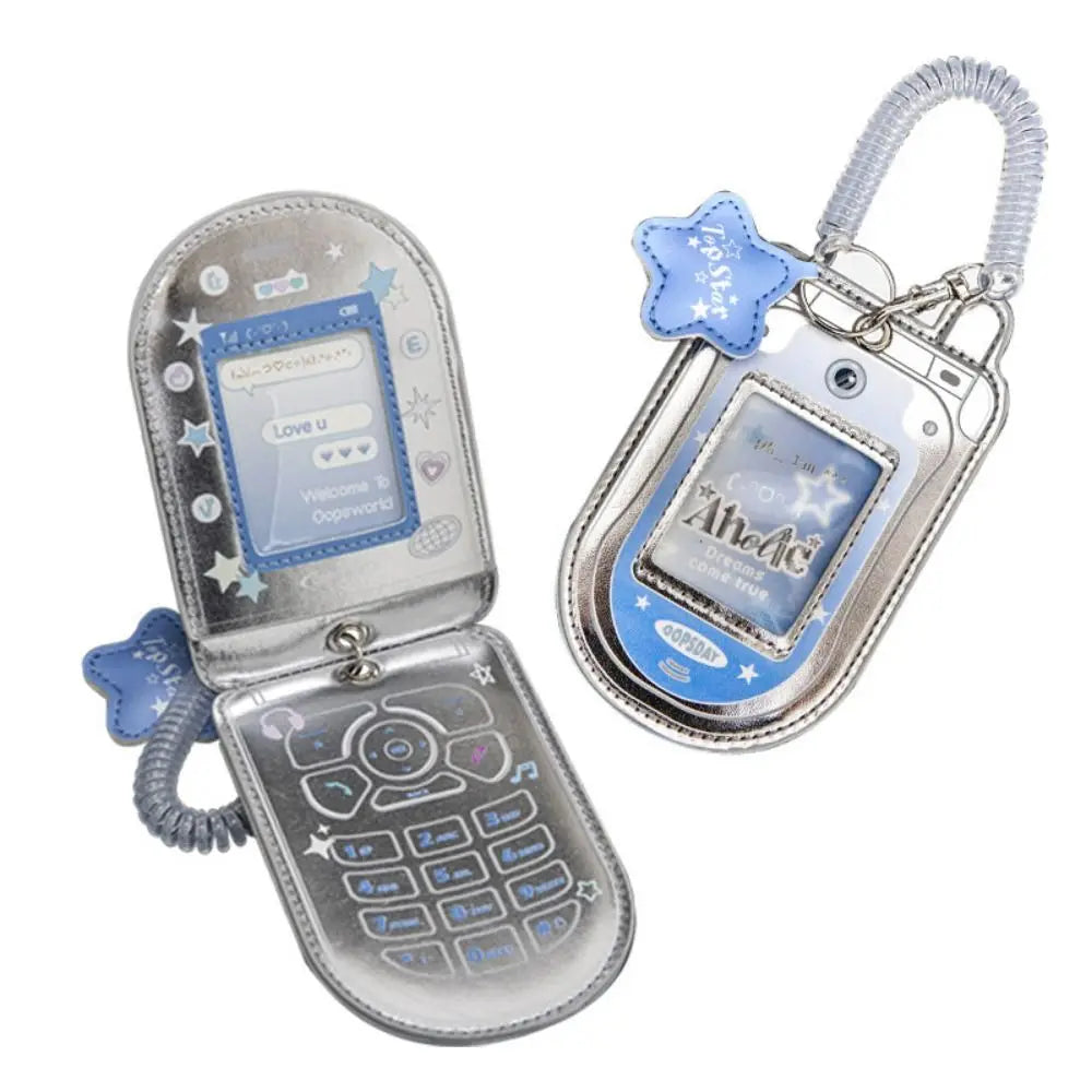 PU Leather Photocard Holder – Cute Phone Decoration Card Case
