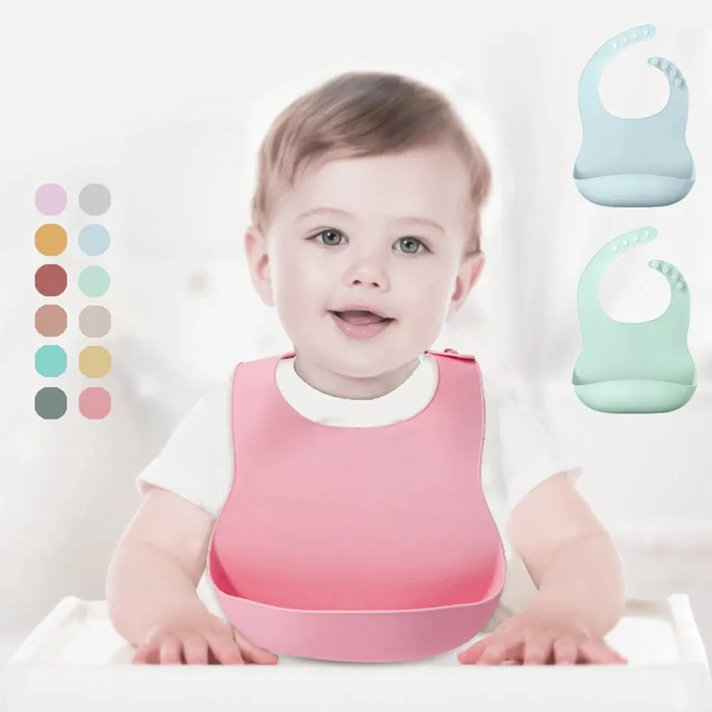 Food Grade Silicone Baby Bib – Waterproof & BPA-Free