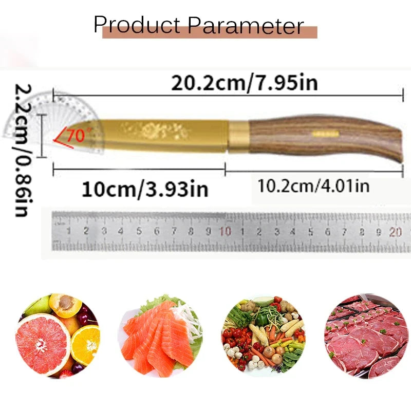 PLYS Sharp Stainless Steel Paring Knife – Fruit & Kitchen Use