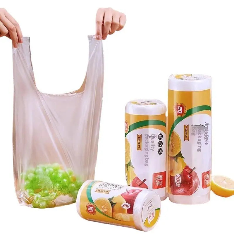 Food Grade PE Food Preservation Bags 200/300/500 Pcs Roll