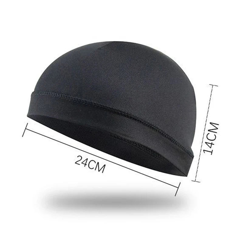 Quick-Dry Cycling Skull Cap – Helmet Liner & Sports Headband