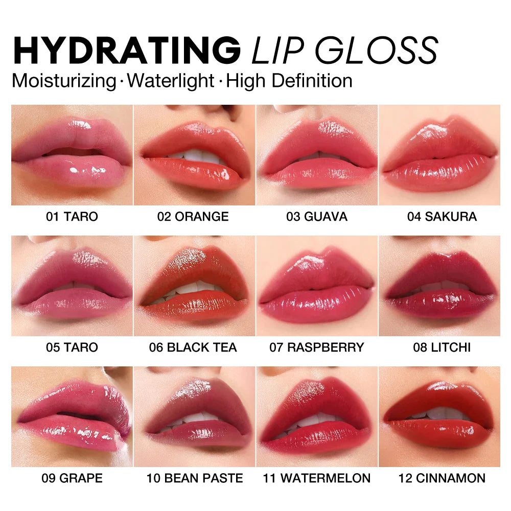 O.TWO.O High-Shine Lip Gloss Tint – Hydrating & Long-Lasting